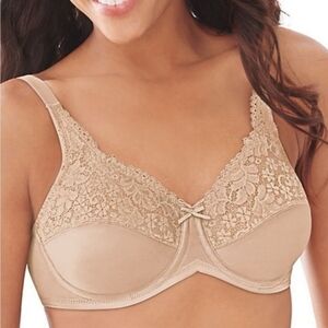 LILYETTE Tailored Minimizer Lace Bra 36DD